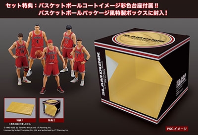 One and Only『SLAM DUNK』 SHOHOKU STARTING MEMBER SET(再販) 塗装 