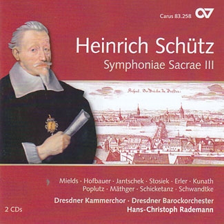 H.Schutz: Symphoniae Sacrae III H.Schutz: Symphoniae Sacrae III