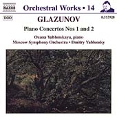 ⥹/Orchestral Works Vol 14 - Glazunov Piano Concertos 1 &2[8553928]