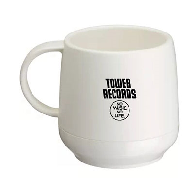 江口寿史 × TOWER RECORDS プラサーモカフェマグ ホワイト