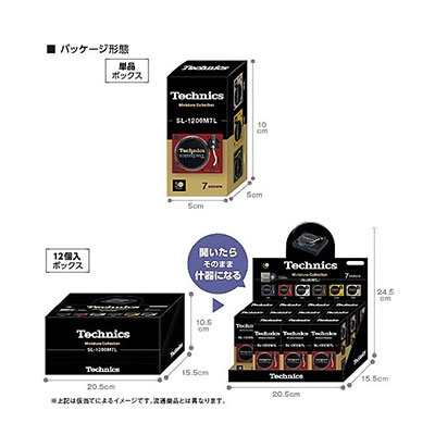 Technics ミニチュアコレクション SL-1200M7L(12個入りBOX)