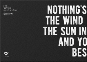 2016 WINNER SEASON'S GREETINGS[KIDS OF W] ［DVD+写真集+カレンダー+グッズ］＜初回限定生産盤＞