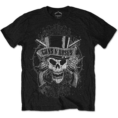 Guns N'Roses/Guns N'Roses Faded Skull T L[GNRTS-17MBL]