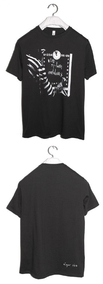 Sigur Ros/Sigur Ros / Chalkboard T-shirt Black/Lサイズ