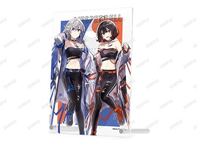 緜先生 描き下ろしイラスト VESPERBELL タクティカルファッションver. A5アクリルパネル 緜先生 描き下ろしイラスト VESPERBELL タクティカルファッションver. A5アクリルパネル