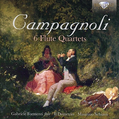 ガブリエル・フォルメンティ/Campagnoli： 6 Flute Quartets[BRL95399]