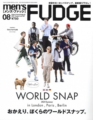 men's FUDGE 2021年8月号