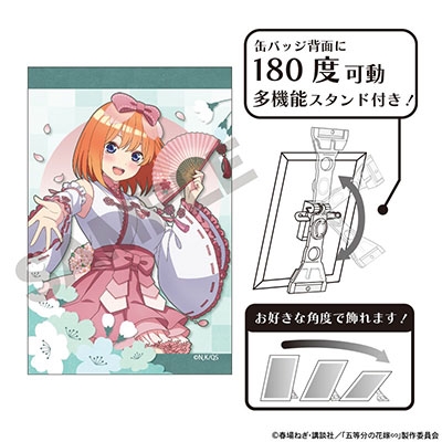 五等分の花嫁 アート缶バッジ 中野二乃 桜巫女