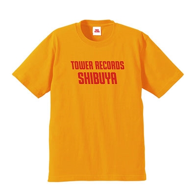 TOWER RECORDS SHIBUYA T-shirt イエロー Lサイズ