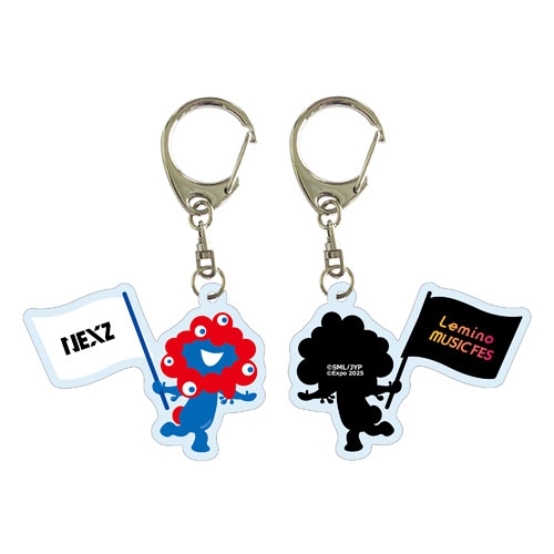 EXPO2025 ミャクミャク　キーホルダー　５種セット 新品！EXPO2025 ミャクミャク ラバーキーホルダー 3個セットお