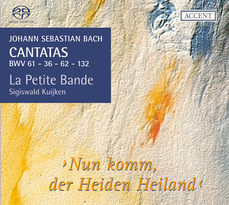 シギスヴァルト・クイケン/J.S.Bach： Cantatas Vol.9 - BWV.61, BWV.36, BWV.62, BWV.132 / Sigiswald Kuijken, La Petite Bande, etc[ACC25309]