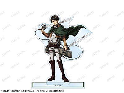 進撃の巨人 描き下ろし リヴァイ 戦いの後でver. 特大アクリル