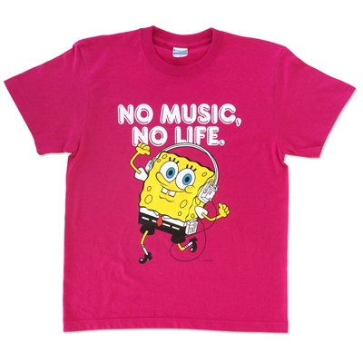 スポンジ ボブ Tower Records T Shirt Tropical Pink Xlサイズ