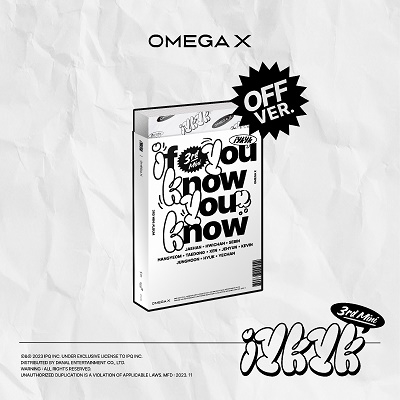 OMEGA X/iykyk 3rd Mini Album (OFF ver.)[AF000288OF]