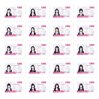 PRODUCE 101 JAPAN THE GIRLS 』 IDカード【A】(全20種ランダム)