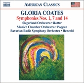 Gloria Coates: Symphony No.14"Symphony in Microtones", Symphony No.1"Music On Open Strings", Symphony No.7