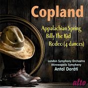 A.Copland: Appalachian Spring, Billy the Kid, Rodeo - 4 Dance Episodes