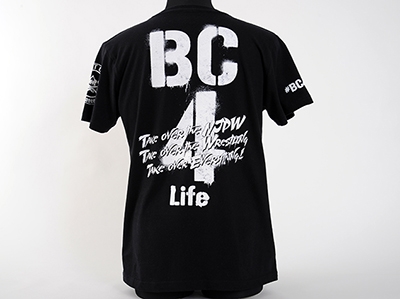 新日本プロレス BULLET CLUB 4Life T-shirt (ステンシル/#BC4life)/Lサイズ 新日本プロレス BULLET CLUB 4Life T-shirt (ステンシル/#BC4life)/Lサイズ