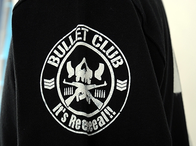 新日本プロレス BULLET CLUB 4Life T-shirt (ステンシル/#BC4life)/XLサイズ 新日本プロレス BULLET CLUB 4Life T-shirt (ステンシル/#BC4life)/XLサイズ