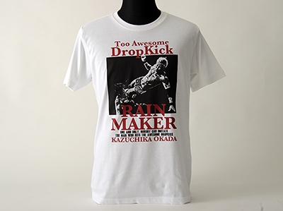 新日本プロレス オカダ・カズチカ「DROP KICK」 T-shirt/Lサイズ