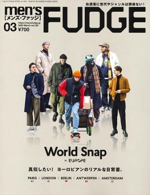 men's FUDGE 2020年3月号