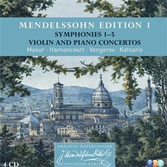 Mendelssohn Edition Vol.1 - Symphonies No.1-5, Violin and Piano Concertos