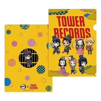 鬼滅の刃 Tower Records クリアファイル 全1種