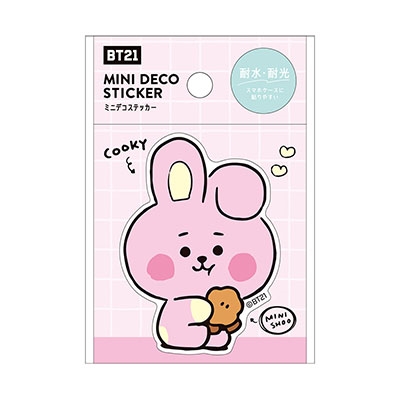 BT21 ミニデコステッカー COOKY