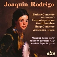 ロドリーゴ: アランフエス協奏曲(ギターと管弦楽のための)、ある貴紳のための協奏曲(ギターと管弦楽のための)、セレナード協奏曲（ハープと管弦楽のための）、遥かなるサラバンド(ギターのための)