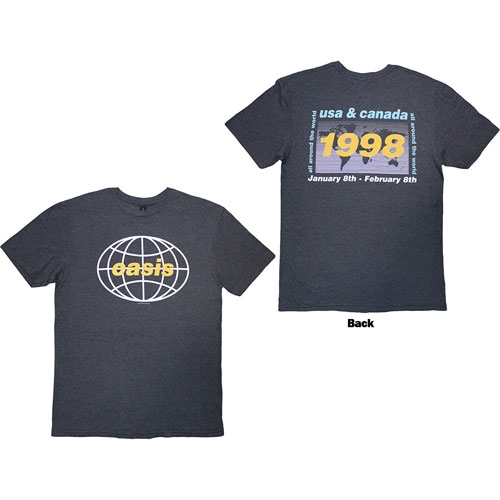 Oasis/Oasis 1998 World Tour - USA/Canada (Navy Blue) L[OASTS-42MNL]