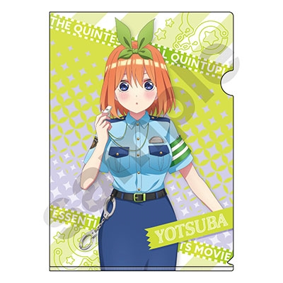 五等分の花嫁 Police style A4クリアファイル 中野三玖