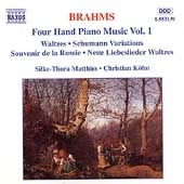 Brahms: Four-Hand Piano Music Vol 1 / Matthies, Koehn