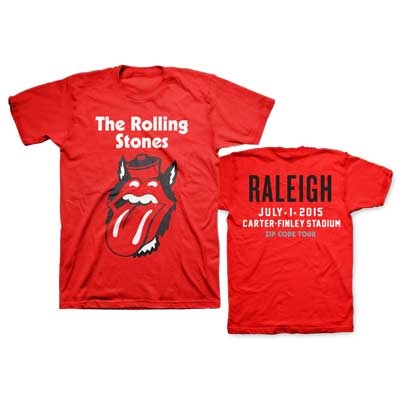The Rolling Stones/The Rolling Stones Zip Code Tour T-shirt 1-July 