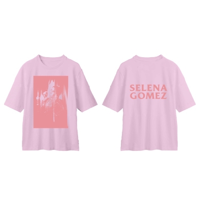 Selena Gomez Tonal Photo T Shirt Pink Sサイズ