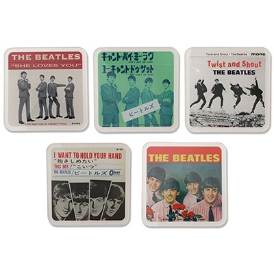 The Beatles/Single Cover Acrylic Coaster (全5種ランダム)