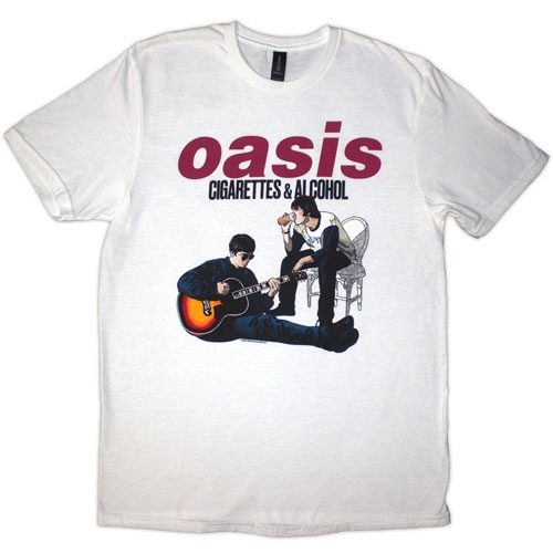 Oasis/Oasis Cigarettes &Alcohol Illustration (White) M[OASTS-39MWM]