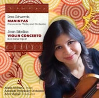 エドワーズ: ヴァイオリン協奏曲「マニニャス」、シベリウス: ヴァイオリン協奏曲 Op.47