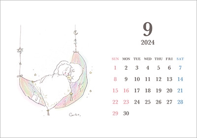 卓上 Cahoカレンダー 2024
