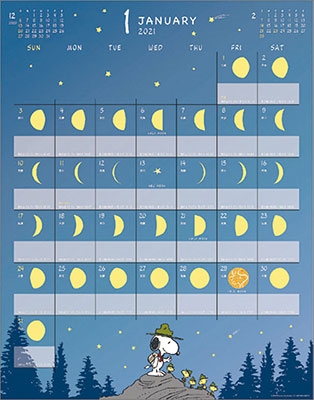Moon スヌーピー カレンダー 21