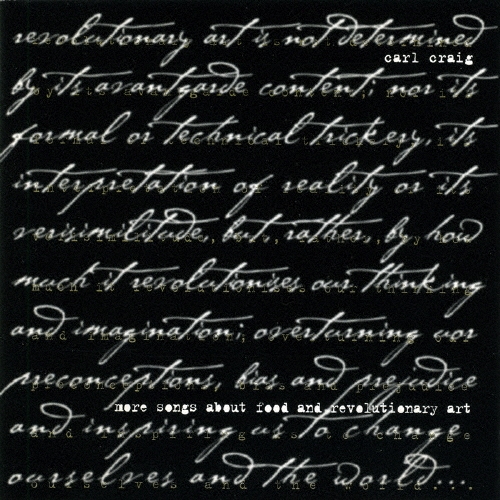 モア・ソングス・アバウト・フード・アンド・レヴォリューショナリー・アート