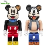 BE@RBRICK MICKEY MOUSE &amp; GOOFY(Lonesome Ghosts Ver.) 2PCS SET 完成品フィギュア
