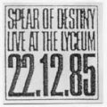 Live At The Lyceum 22.12.85