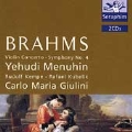 Brahms: Violin Concerto, Symphony No. 4 / Menuhin, Giulini
