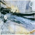 K.Weill :Violin Concerto/Bernstein:Serenade:Regis Pasquier(vn)/Edmon Colomer(cond)/Picardie Orchestra