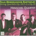 Mendelssohn:String Quartet No.3/No.4/4 Pieces for String Quartet Op.81:Henschel Quartet