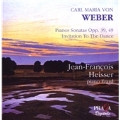 Weber: Piano Sonatas No.2 Op.39, No.3 Op.49, Invitation to the Dance Op.65  / Jean-Francois Heisser(fp)