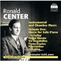 ロナルド・センター: 器楽曲&室内楽曲集 第1集 ピアノ独奏曲