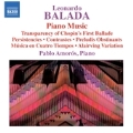 L.Balada: Piano Music - Transparency of Chopin's First Ballade, Persistencies, etc