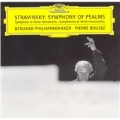 Stravinsky: Symphony of Psalms, Symphony in 3 Movements / Pierre Boulez(cond), Berlin Philharmonic Orchestra, Rundfunkchor Berlin