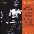 Brahms: Viola Sonatas, etc / Anderson, Primrose, Kappell